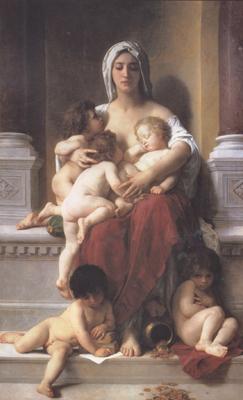 Adolphe William Bouguereau Charity (mk26)